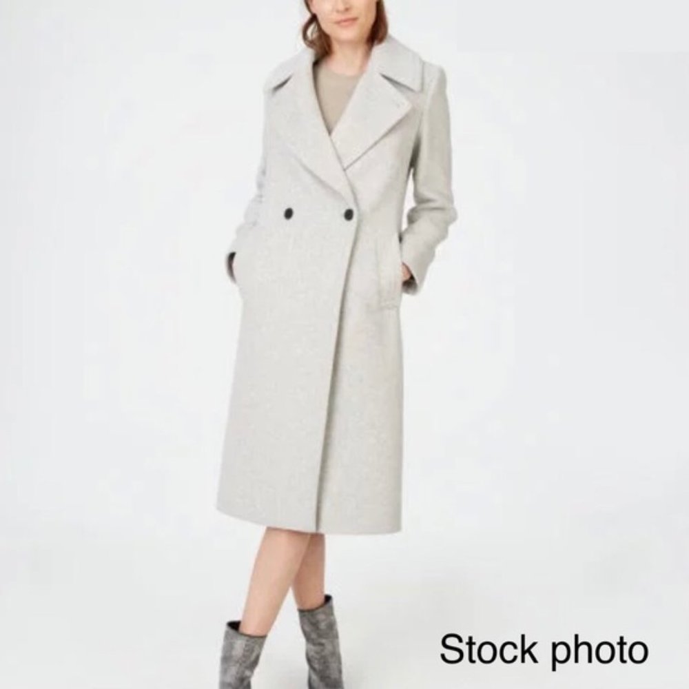 Club Monaco Grey Wool Daylina Coat